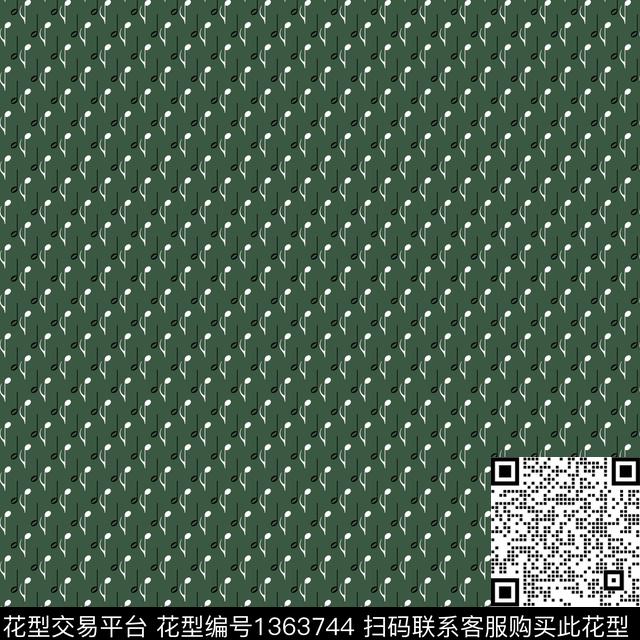几何音乐大牌风传统印花花型下载（图片编号: 1363744） - 瓦栏（Walan）