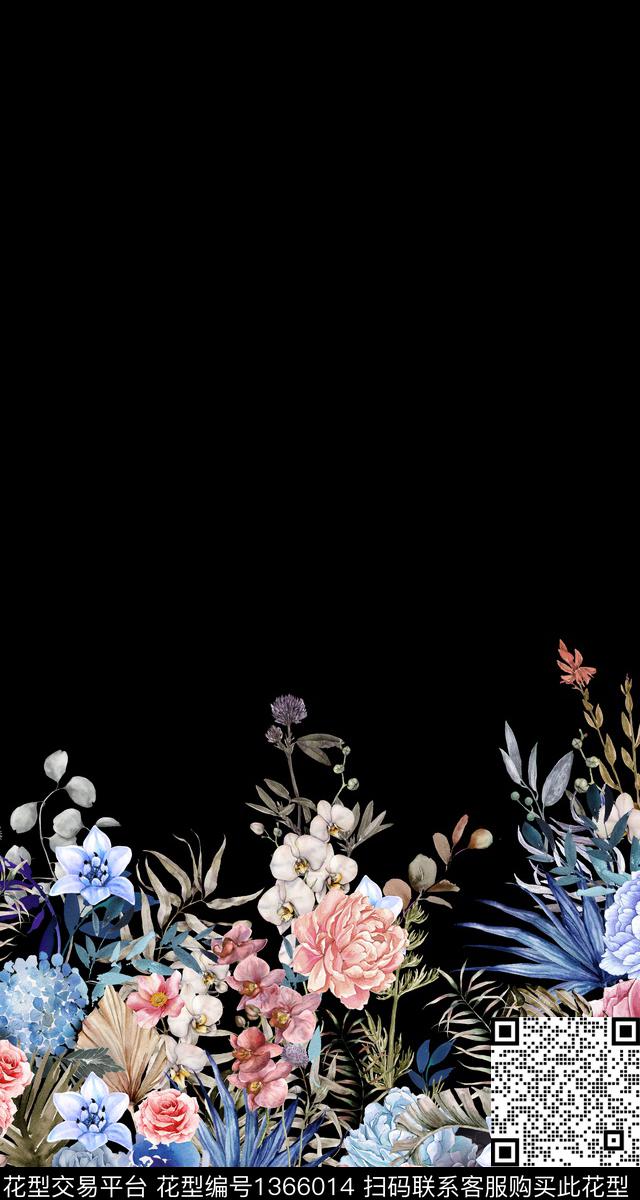 2020-09-28-B2.jpg - 1366014 - 植物 花卉 定位花 - 数码印花花型 － 女装花型设计 － 瓦栏