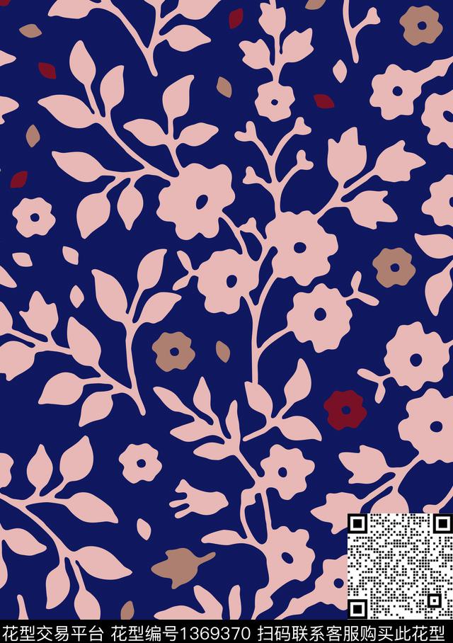 7.jpg - 1369370 - 窗帘 植物 小碎花 - 数码印花花型 － 女装花型设计 － 瓦栏