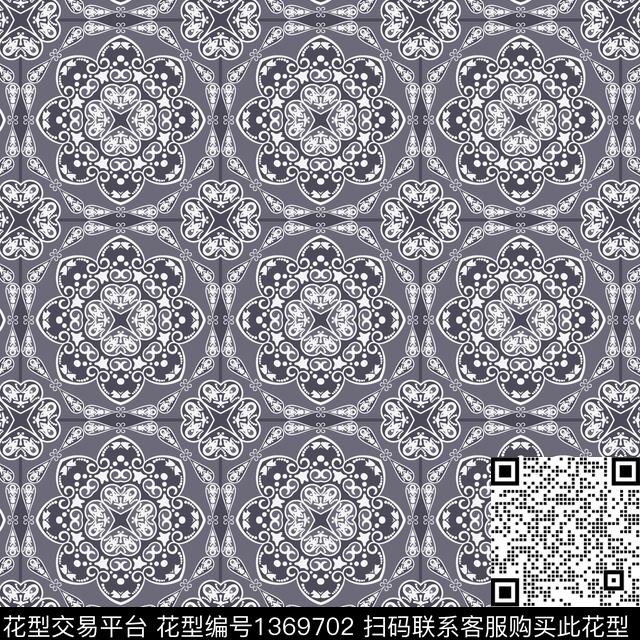男装满版花数码花型民族风数码印花花型下载（图片编号: 1369702） - 瓦栏（Walan）