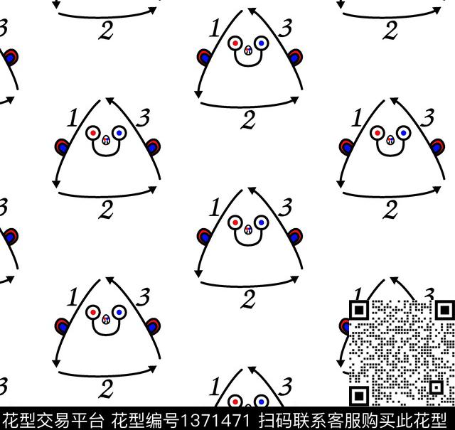 2020-5-18-1.jpg - 1371471 - 几何 字母 卡通 - 传统印花花型 － 童装花型设计 － 瓦栏
