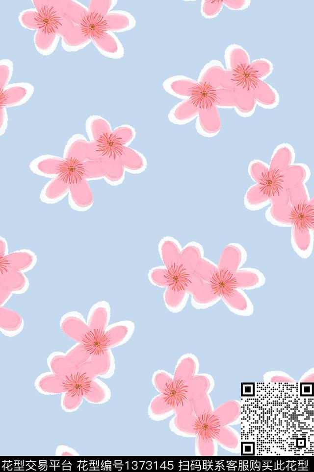 大牌风几何抽象数码印花花型下载（图片编号: 1373145） - 瓦栏（Walan）