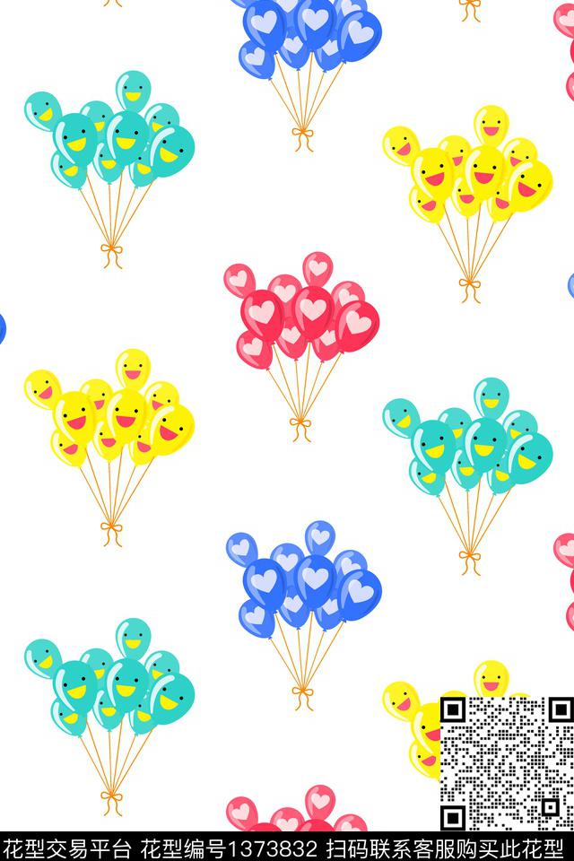 ymxd0406a.jpg - 1373832 - 气球 大牌风 抽象 - 数码印花花型 － 女装花型设计 － 瓦栏