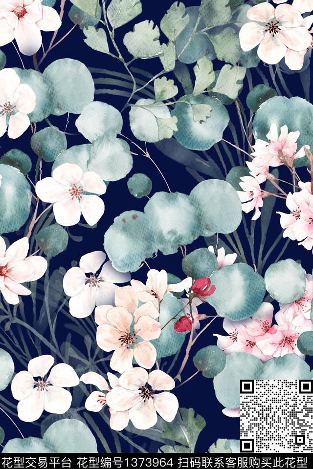 2020-10-29.jpg - 1373964 - 绿植树叶 花卉 植物 - 数码印花花型 － 女装花型设计 － 瓦栏