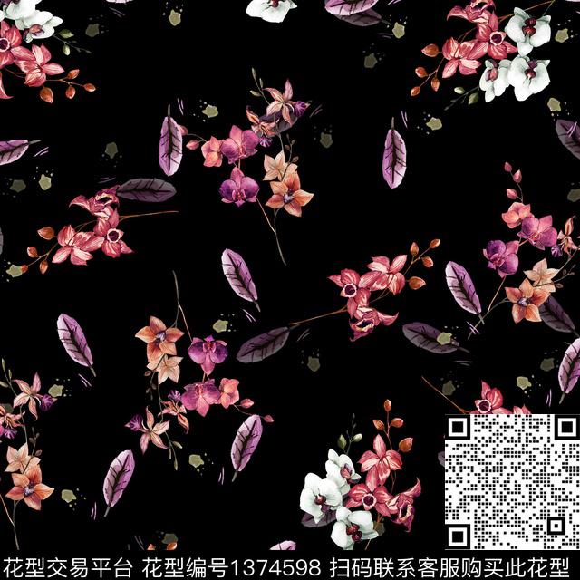 201102-2.jpg - 1374598 - 时尚 大牌风 小碎花 - 数码印花花型 － 女装花型设计 － 瓦栏