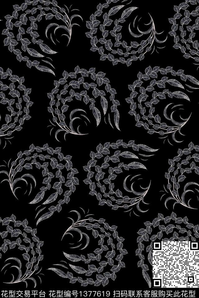 ymxd0327a.jpg - 1377619 - 几何 大牌风 抽象 - 传统印花花型 － 女装花型设计 － 瓦栏