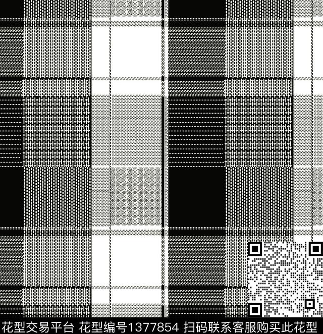 003-格子.jpg - 1377854 - 几何 格子 数码花型 - 数码印花花型 － 男装花型设计 － 瓦栏