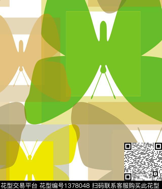 070.jpg - 1378048 - 几何 抽象 混合拼接 - 数码印花花型 － 女装花型设计 － 瓦栏