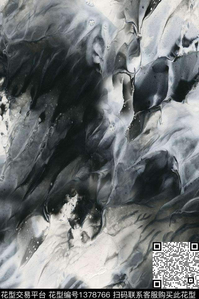 肌理大牌风香云纱数码印花花型下载（图片编号: 1378766） - 瓦栏（Walan）