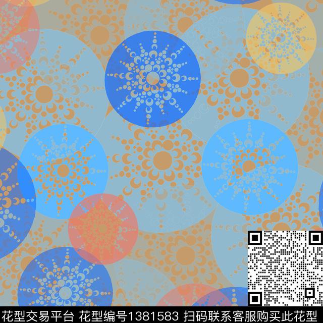 201125-曼荼罗-2-00.jpg - 1381583 - 几何 抽象 曼荼罗 - 传统印花花型 － 女装花型设计 － 瓦栏