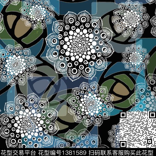 201125-曼荼罗-4-00.jpg - 1381589 - 几何 抽象 曼荼罗 - 数码印花花型 － 女装花型设计 － 瓦栏