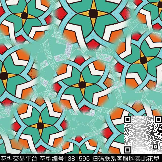 201125-曼荼罗-6-00.jpg - 1381595 - 几何 抽象 曼荼罗 - 数码印花花型 － 女装花型设计 － 瓦栏