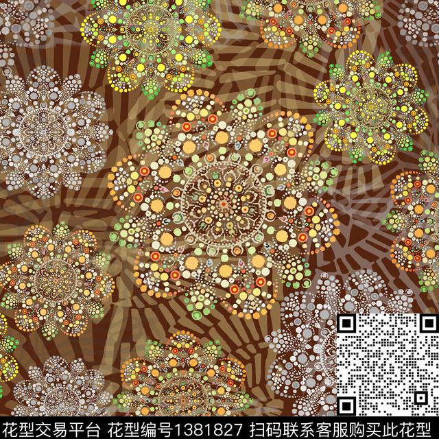 201125-曼荼罗-7-2.jpg - 1381827 - 几何 抽象 曼荼罗 - 数码印花花型 － 女装花型设计 － 瓦栏