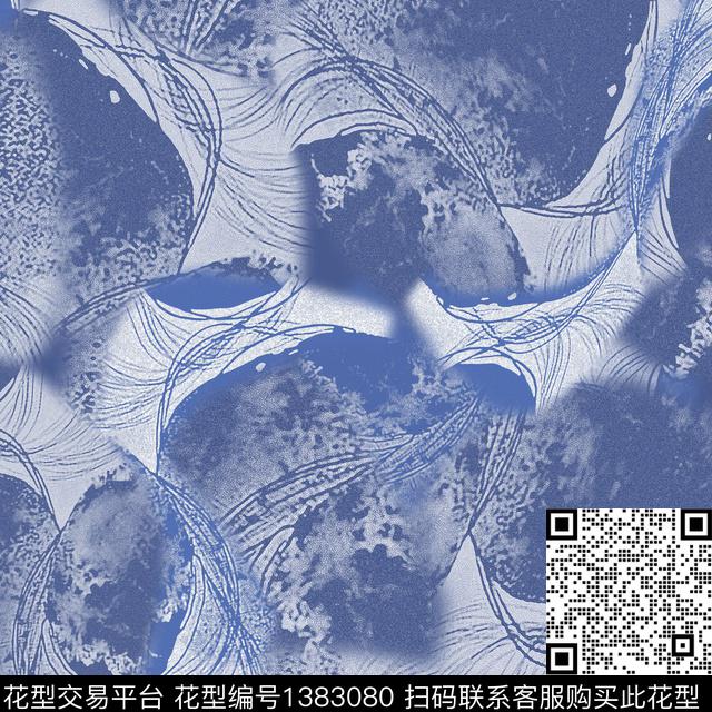 男装抽象迷彩图案数码印花花型下载（图片编号: 1383080） - 瓦栏（Walan）