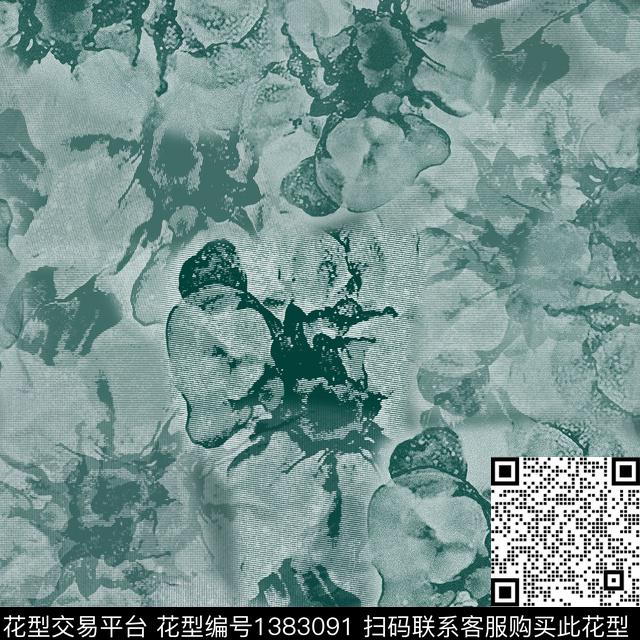 男装抽象迷彩图案数码印花花型下载（图片编号: 1383091） - 瓦栏（Walan）