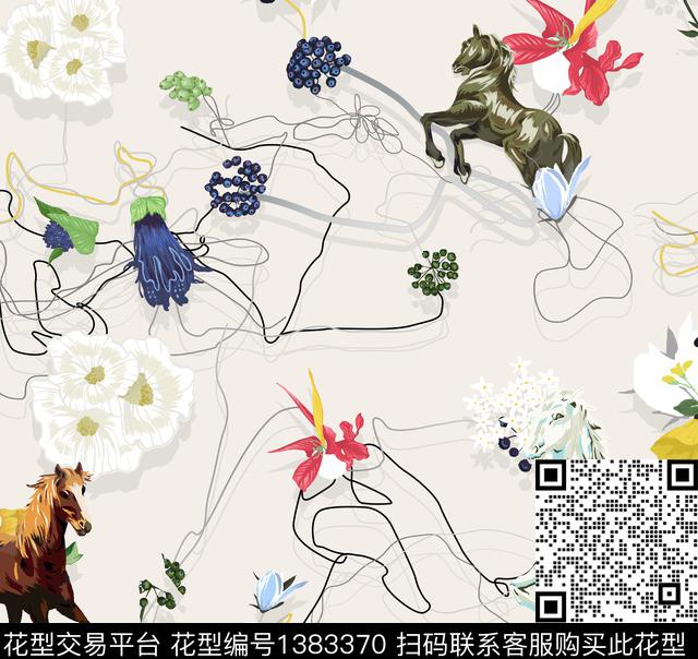 77.jpg - 1383370 - 趋势花型 男装 花卉 - 数码印花花型 － 男装花型设计 － 瓦栏