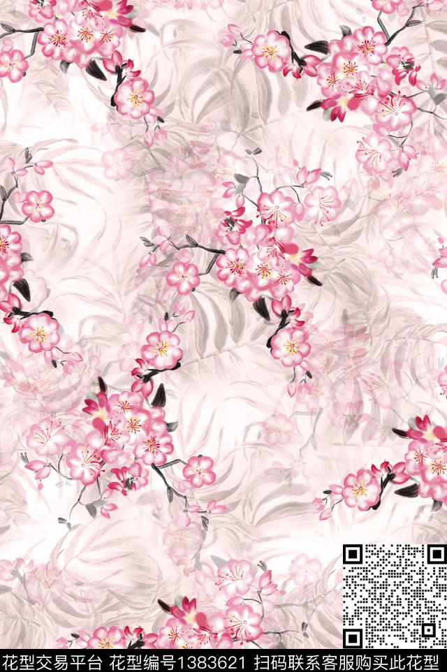 大牌风几何抽象数码印花花型下载（图片编号: 1383621） - 瓦栏（Walan）
