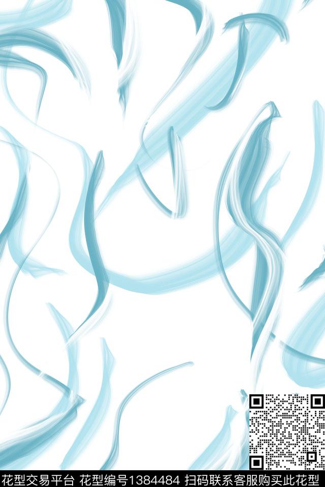 P577.jpg - 1384484 - 雪纺 大牌风 抽象 - 数码印花花型 － 女装花型设计 － 瓦栏