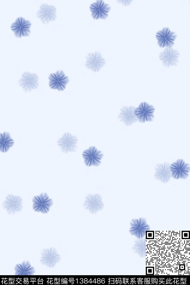 P579.jpg - 1384486 - 花卉 雪纺 大牌风 - 数码印花花型 － 女装花型设计 － 瓦栏