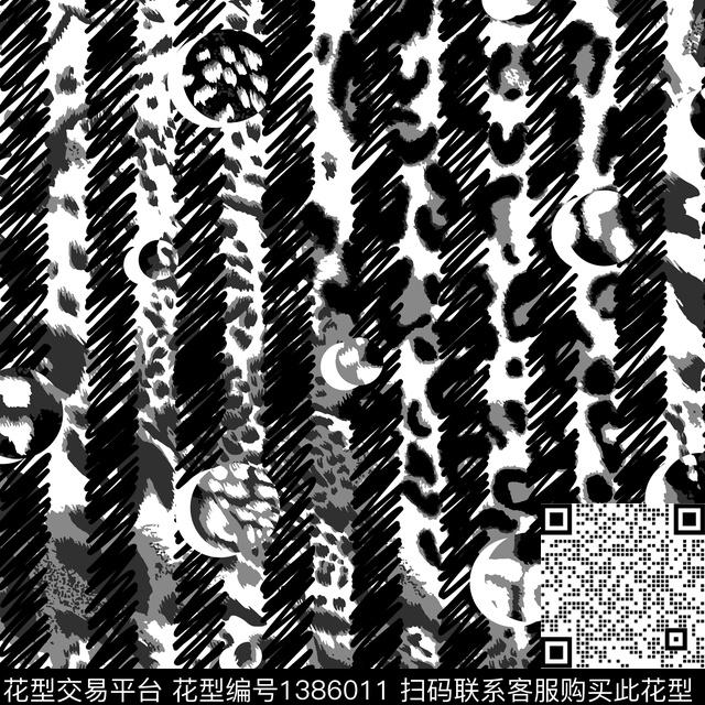 2020-05-28-1.jpg - 1386011 - 几何 豹纹 条纹 - 传统印花花型 － 女装花型设计 － 瓦栏