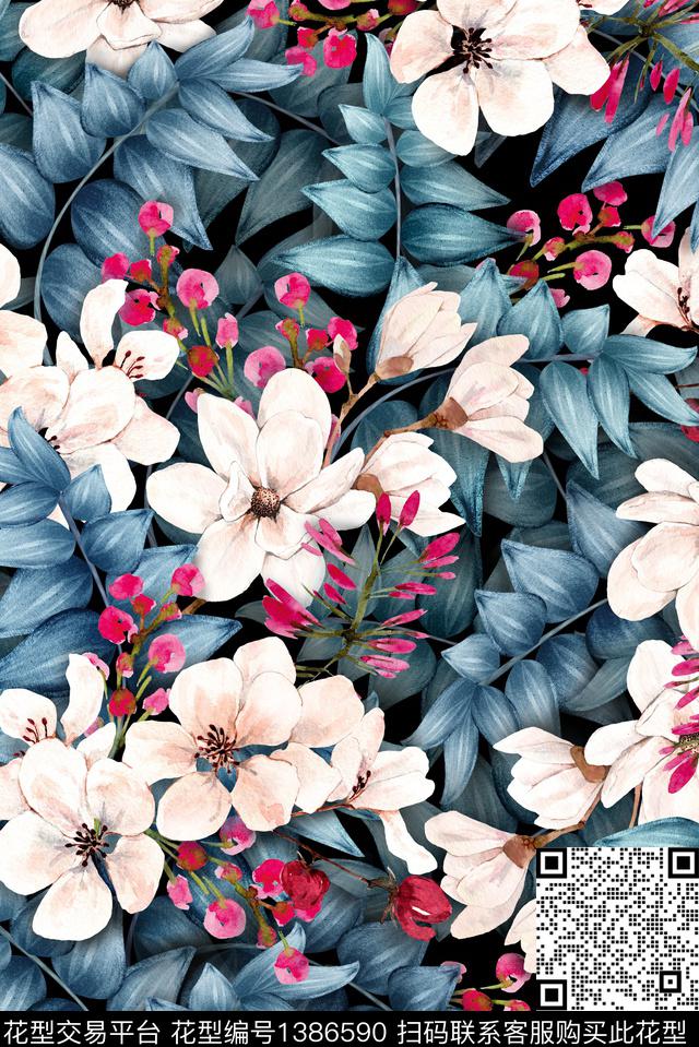 2020-12-06-.jpg - 1386590 - 女装 花卉 植物 - 数码印花花型 － 女装花型设计 － 瓦栏