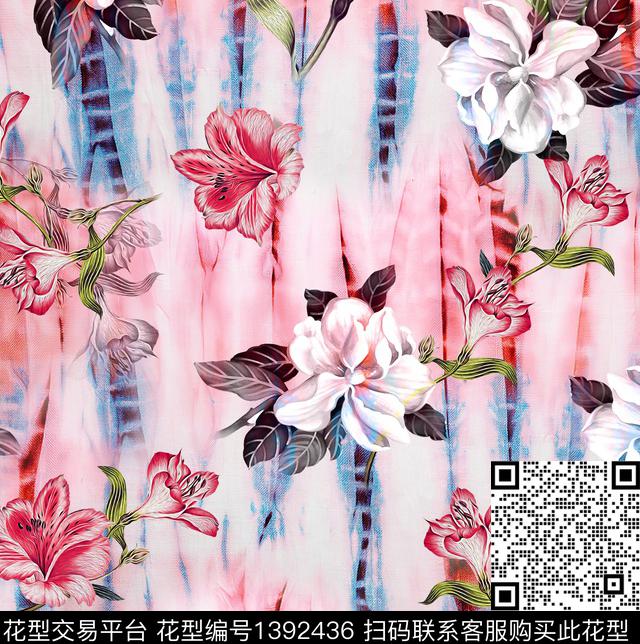 2020 1 2 2.jpg - 1392436 - 连衣裙 女装 花卉 - 传统印花花型 － 女装花型设计 － 瓦栏