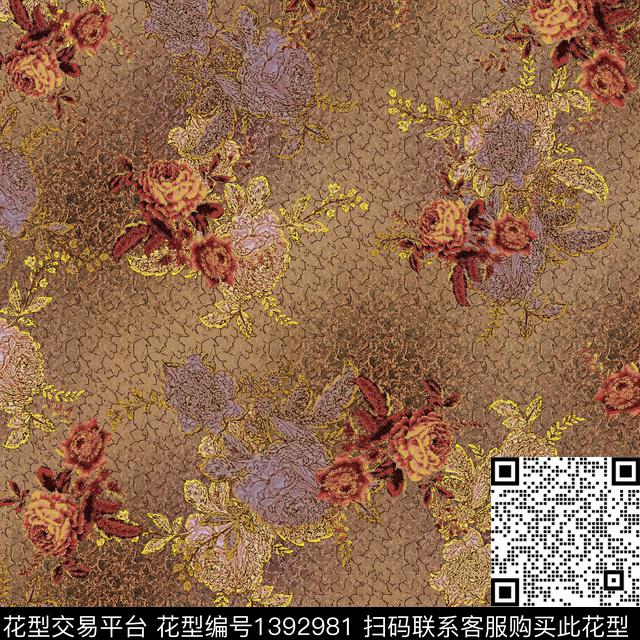 0010.jpg - 1392981 - 花朵1 散花2 几何3 - 数码印花花型 － 女装花型设计 － 瓦栏