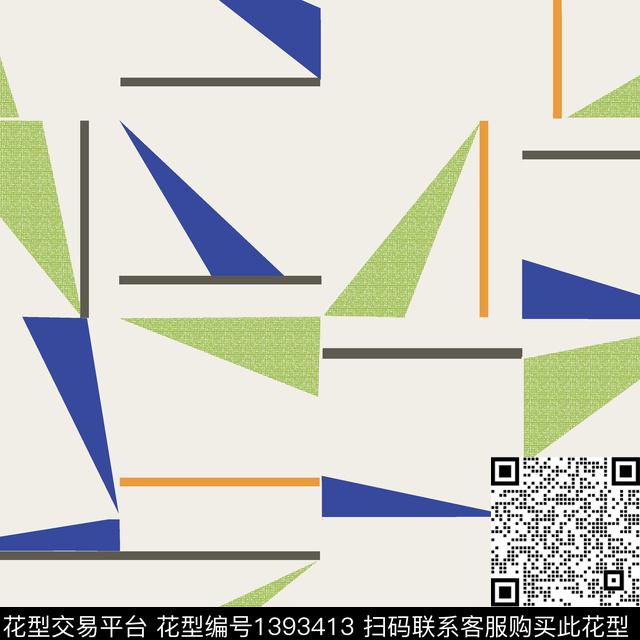 男装传统印花花型下载（图片编号: 1393413） - 瓦栏（Walan）