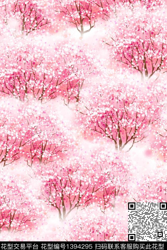 2021-01-10.jpg - 1394295 - 花卉 植物 风景景观 - 数码印花花型 － 女装花型设计 － 瓦栏