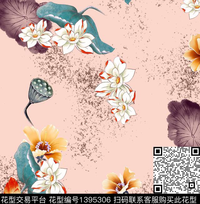 2021 1 12.jpg - 1395306 - 连衣裙 女装 花卉 - 传统印花花型 － 女装花型设计 － 瓦栏