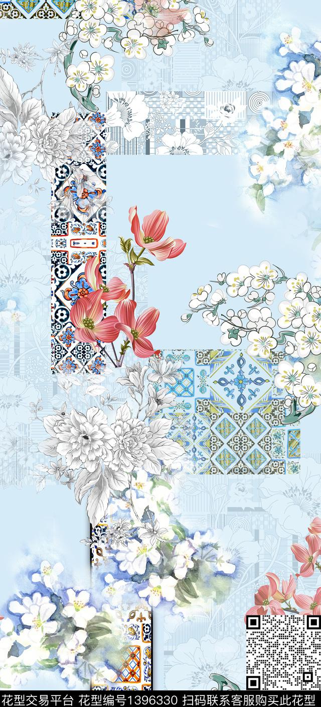 mm127.jpg - 1396330 - 几何 时尚 简约 - 数码印花花型 － 女装花型设计 － 瓦栏