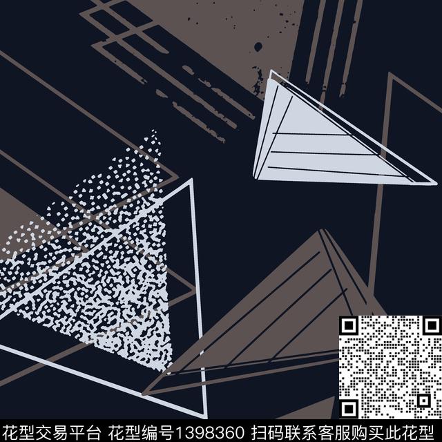 几何菱形男装传统印花花型下载（图片编号: 1398360） - 瓦栏（Walan）