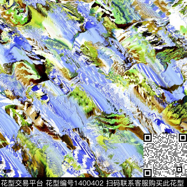 1.jpg - 1400402 - 数码花型 花卉 大牌风 - 数码印花花型 － 女装花型设计 － 瓦栏