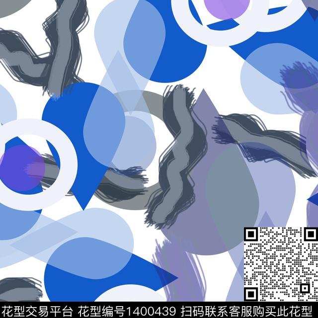 778.jpg - 1400439 - 几何 抽象 混合拼接 - 数码印花花型 － 泳装花型设计 － 瓦栏