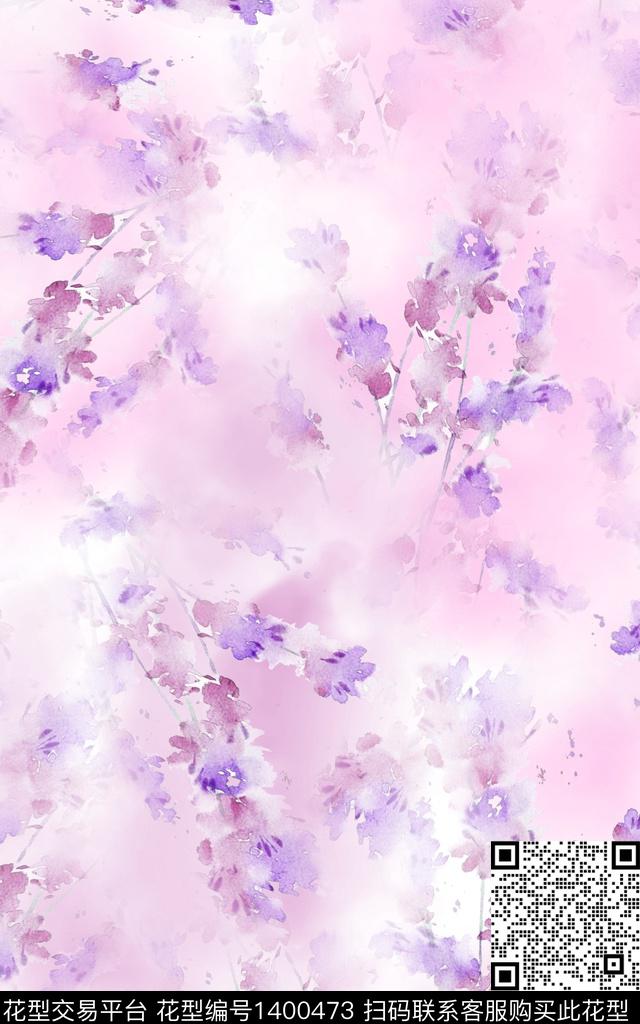 2021226.jpg - 1400473 - 扎染花型 抽象花卉 花卉 - 数码印花花型 － 女装花型设计 － 瓦栏