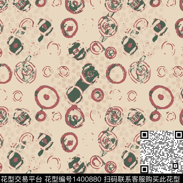 童装时尚几何传统印花花型下载（图片编号: 1400880） - 瓦栏（Walan）