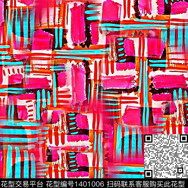 210308-xmjh-5-00.jpg - 1401006 - 几何 抽象 渐变色彩 - 数码印花花型 － 女装花型设计 － 瓦栏