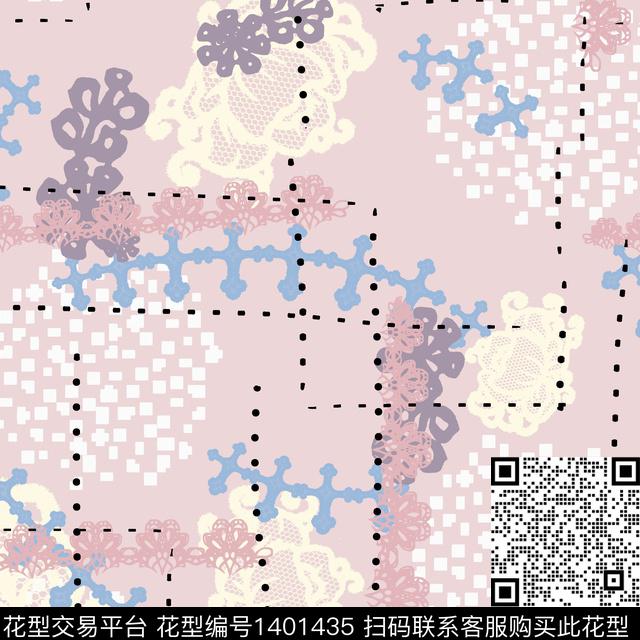 童装时尚几何传统印花花型下载（图片编号: 1401435） - 瓦栏（Walan）