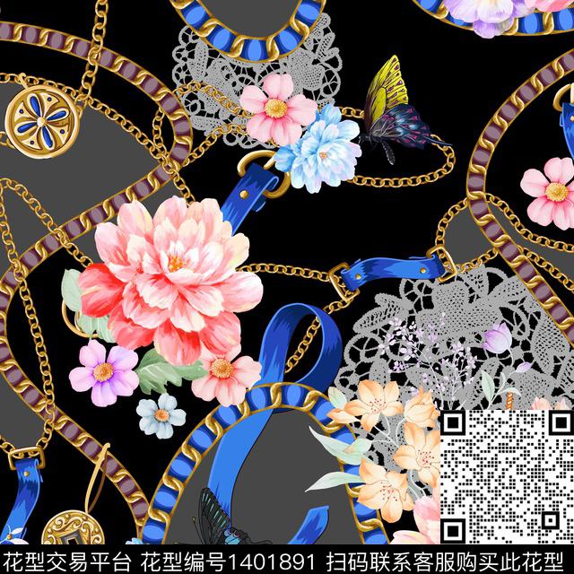 WL-20210301-5.jpg - 1401891 - 童装 时尚 几何 - 传统印花花型 － 女装花型设计 － 瓦栏