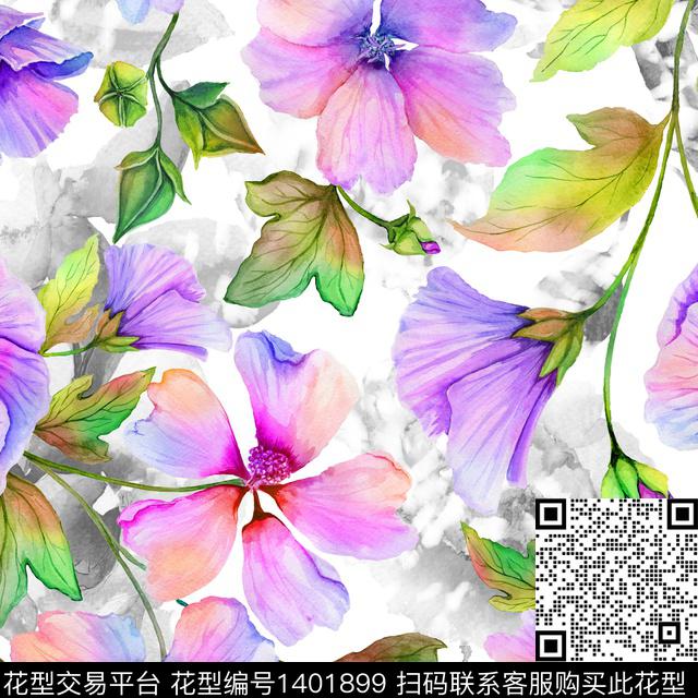 n114-03-05.jpg - 1401899 - 抽象花卉 花卉 春夏花型 - 数码印花花型 － 女装花型设计 － 瓦栏