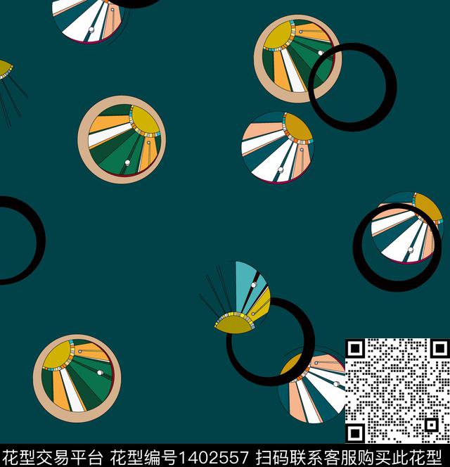 连衣裙女装休闲数码印花花型下载（图片编号: 1402557） - 瓦栏（Walan）