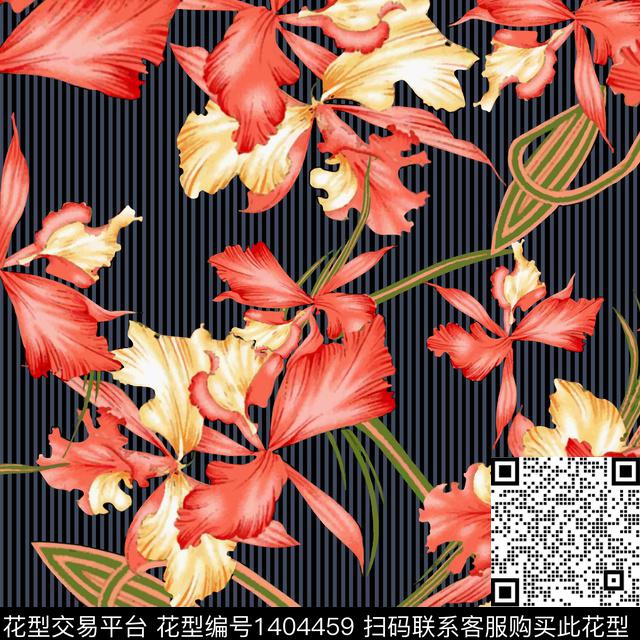线条几何简约传统印花花型下载（图片编号: 1404459） - 瓦栏（Walan）