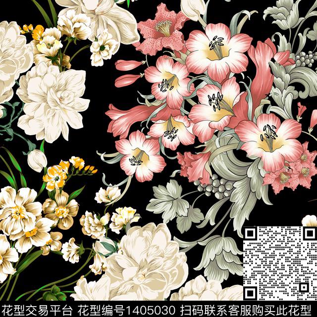 线条几何简约传统印花花型下载（图片编号: 1405030） - 瓦栏（Walan）