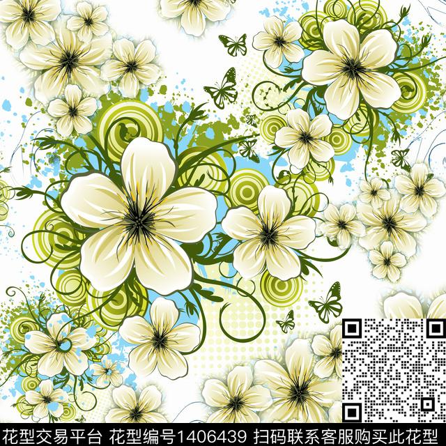 210325-xsh-1-3.jpg - 1406439 - 花卉 大牌风 小碎花 - 传统印花花型 － 女装花型设计 － 瓦栏