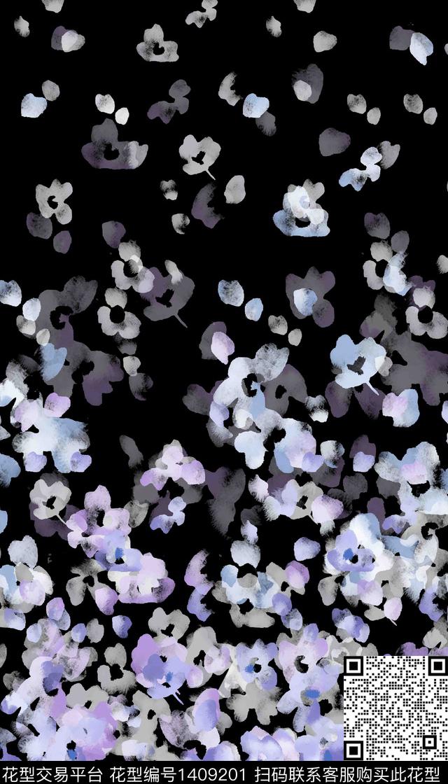 豹纹碎花-1.jpg - 1409201 -  - 印花花型 － 花型设计 － 瓦栏