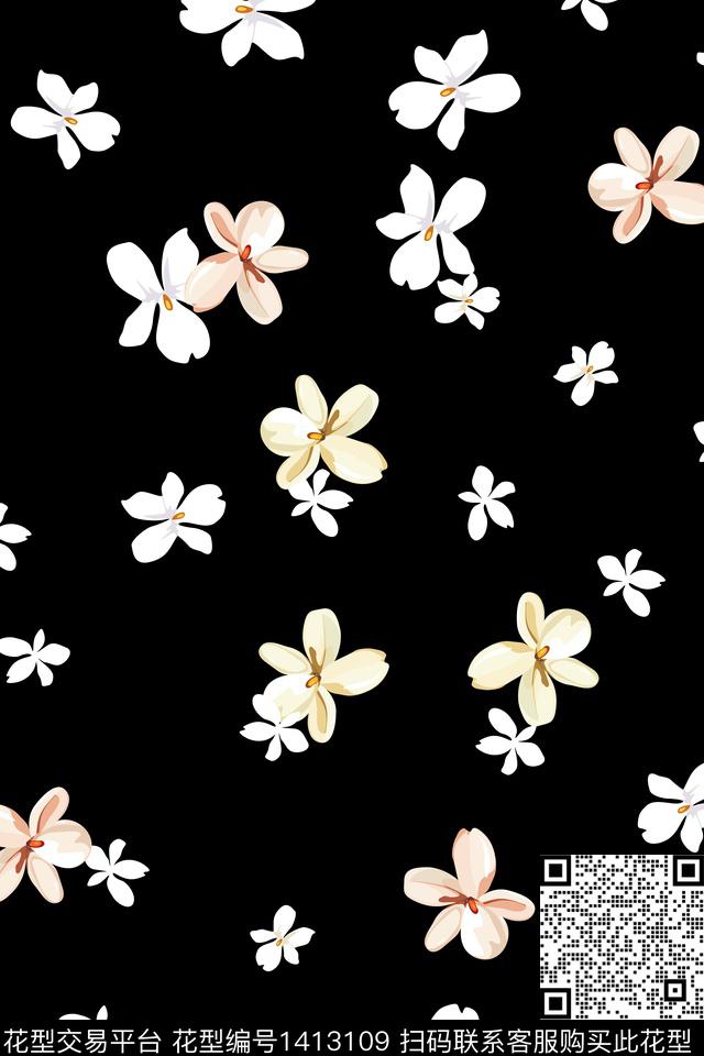 2021-04-11-A.jpg - 1413109 - 女装 花卉 小碎花 - 数码印花花型 － 女装花型设计 － 瓦栏