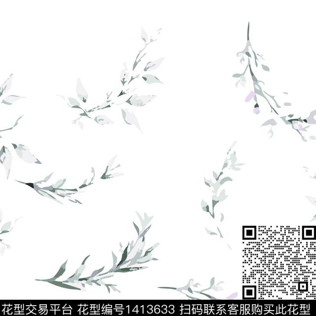 20210414.  花印花.jpg - 1413633 - 花卉 创意 小碎花 - 数码印花花型 － 女装花型设计 － 瓦栏