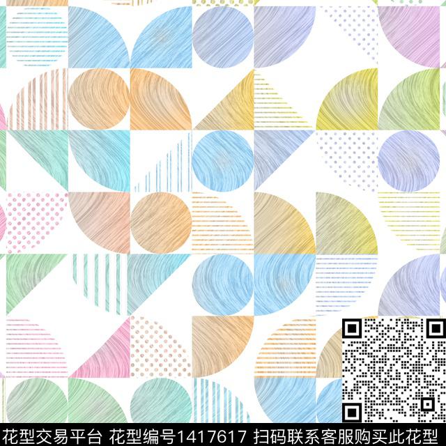 202104-4.jpg - 1417617 - 几何 格子 条纹 - 数码印花花型 － 女装花型设计 － 瓦栏