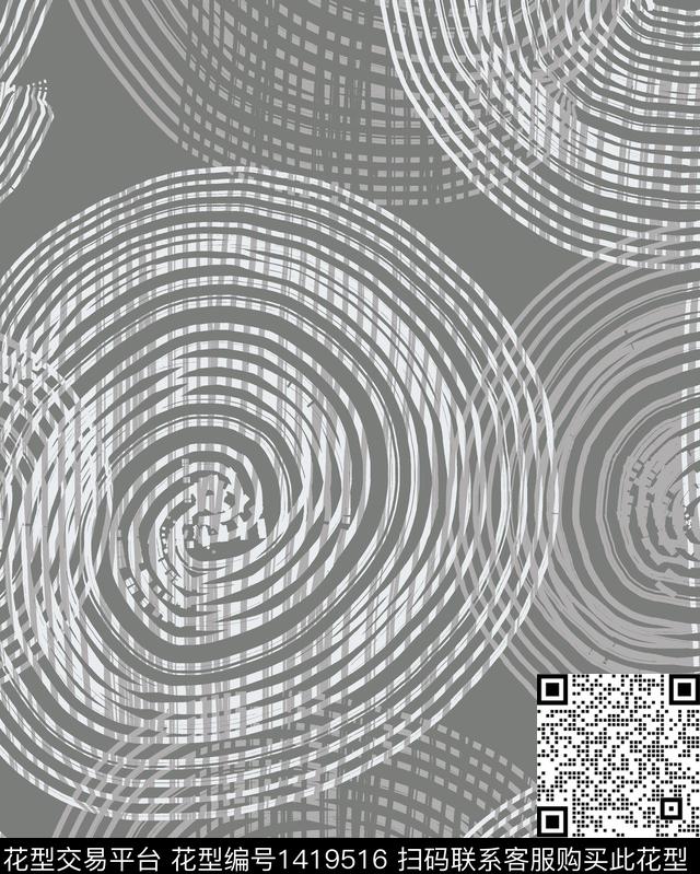 几何时尚肌理传统印花花型下载（图片编号: 1419516） - 瓦栏（Walan）