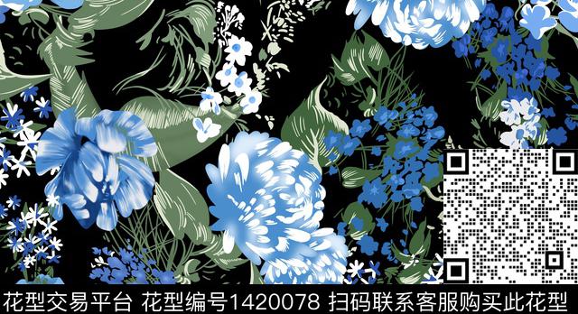 f18.jpg - 1420078 - 数码花型 复古 花卉 - 数码印花花型 － 女装花型设计 － 瓦栏